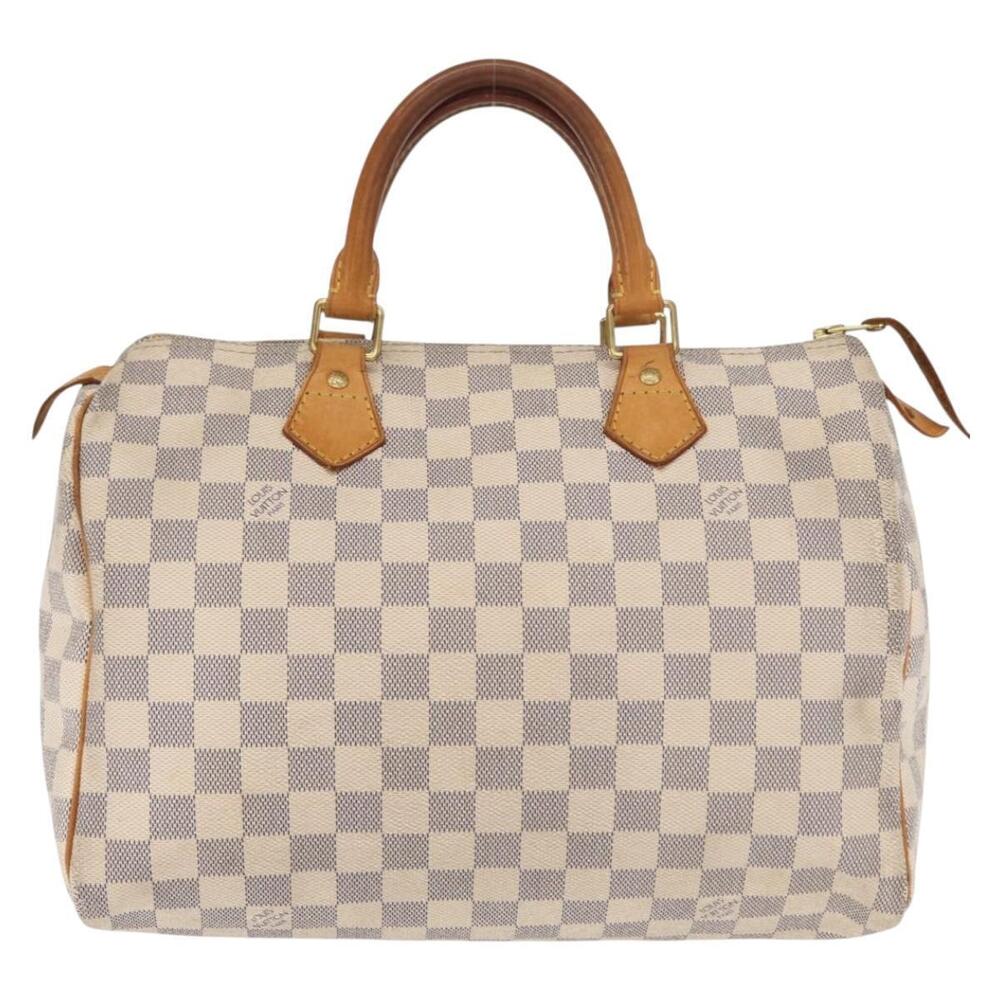 LOUIS VUITTON Damier Azur Speedy 30 Hand Bag N41533 LV Auth 158759 - Picture 13 of 16